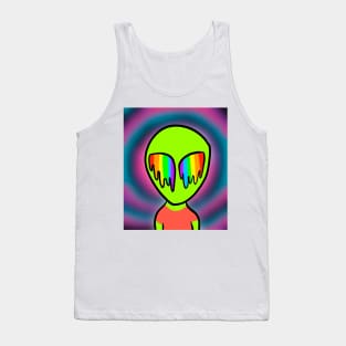 Trippy Hippie Alien Tank Top